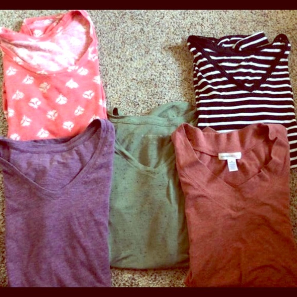 Maternity short sleeve t shirt bundle lot